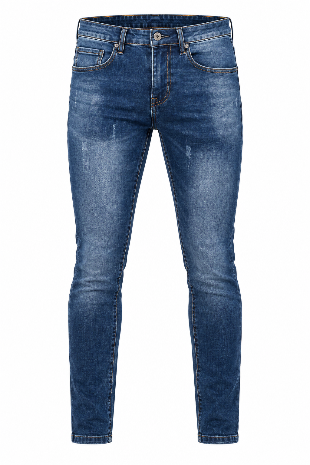 Ανδρικό Τζιν Παντελόνι Slim Fit Μπλε